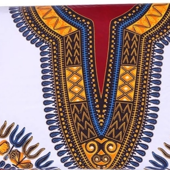 Royal Red African Print Dress - Coming Soon!! - Picture 6 of 8